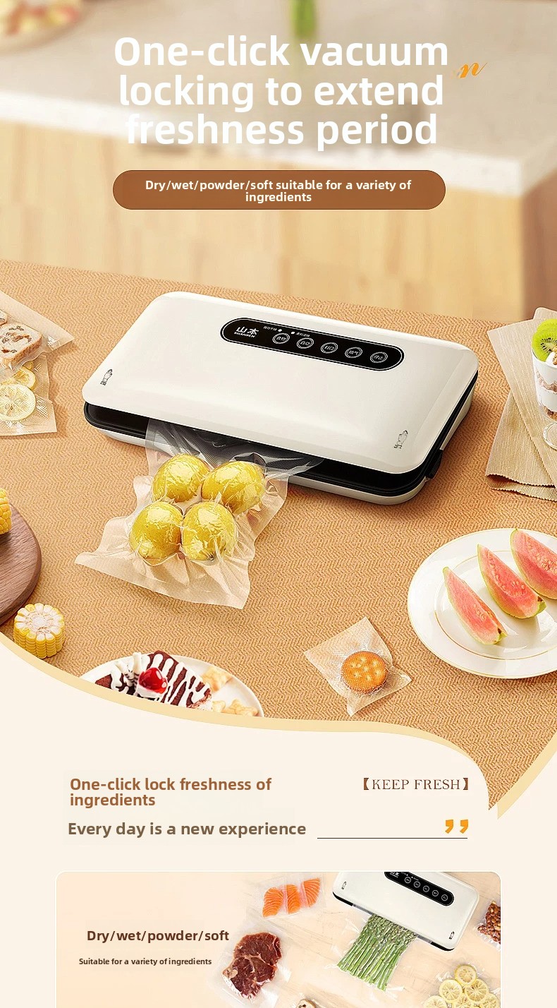 Food Snacks In Usa - Mini Vacuum Sealer Machine Automatic Household