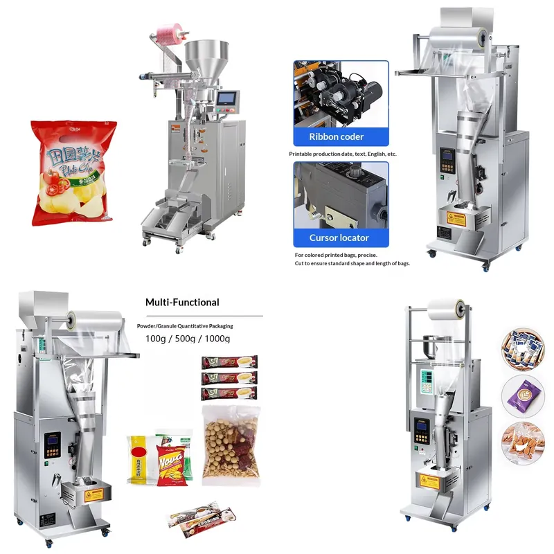 Food Packed Snacks - 2026 Automatic Doypack Premade Zipper Bag