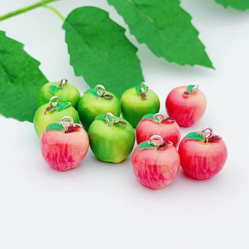 Food & Snacks Colouring Book - 10pcs Simulation Apple Green Red Miniature