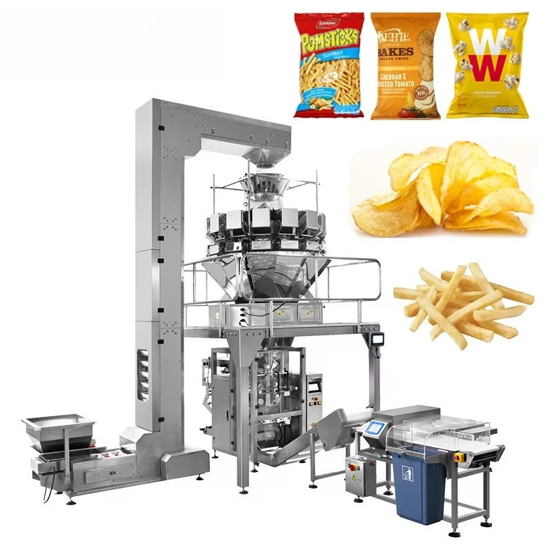 Food Packed Snacks - Vertical Packing Machine with 14 Head