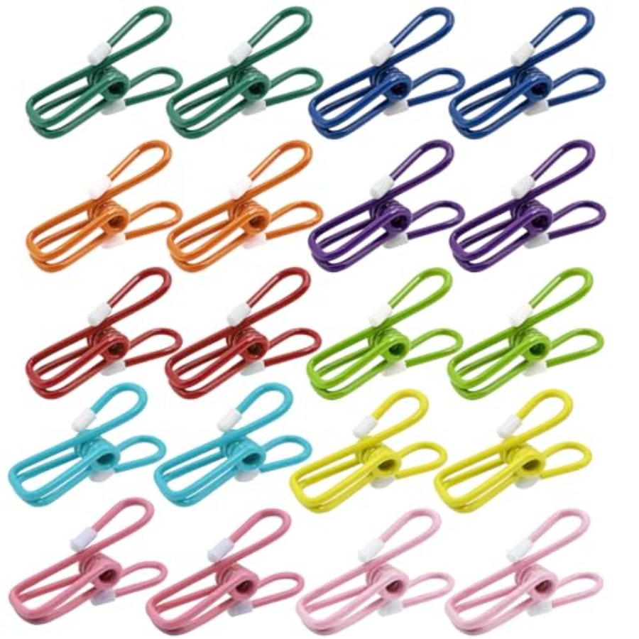 Food Packed Snacks - 20 Pack Chip Clips Bag Clips