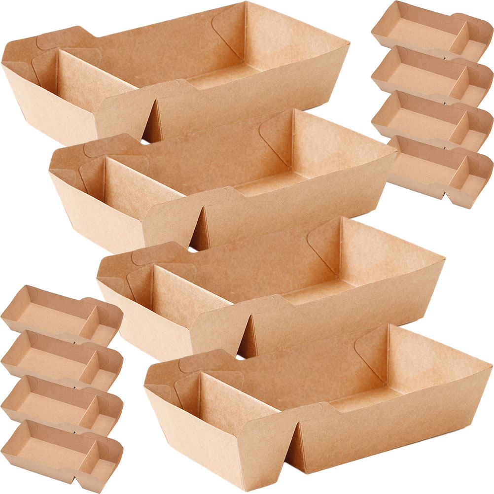 Food Snacks Quantity - 50Pcs Paper Food Box Large Quantity