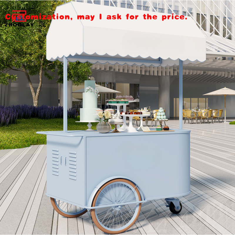 Street Food Snacks - custom.Portable Street Food Stand Mobile Market