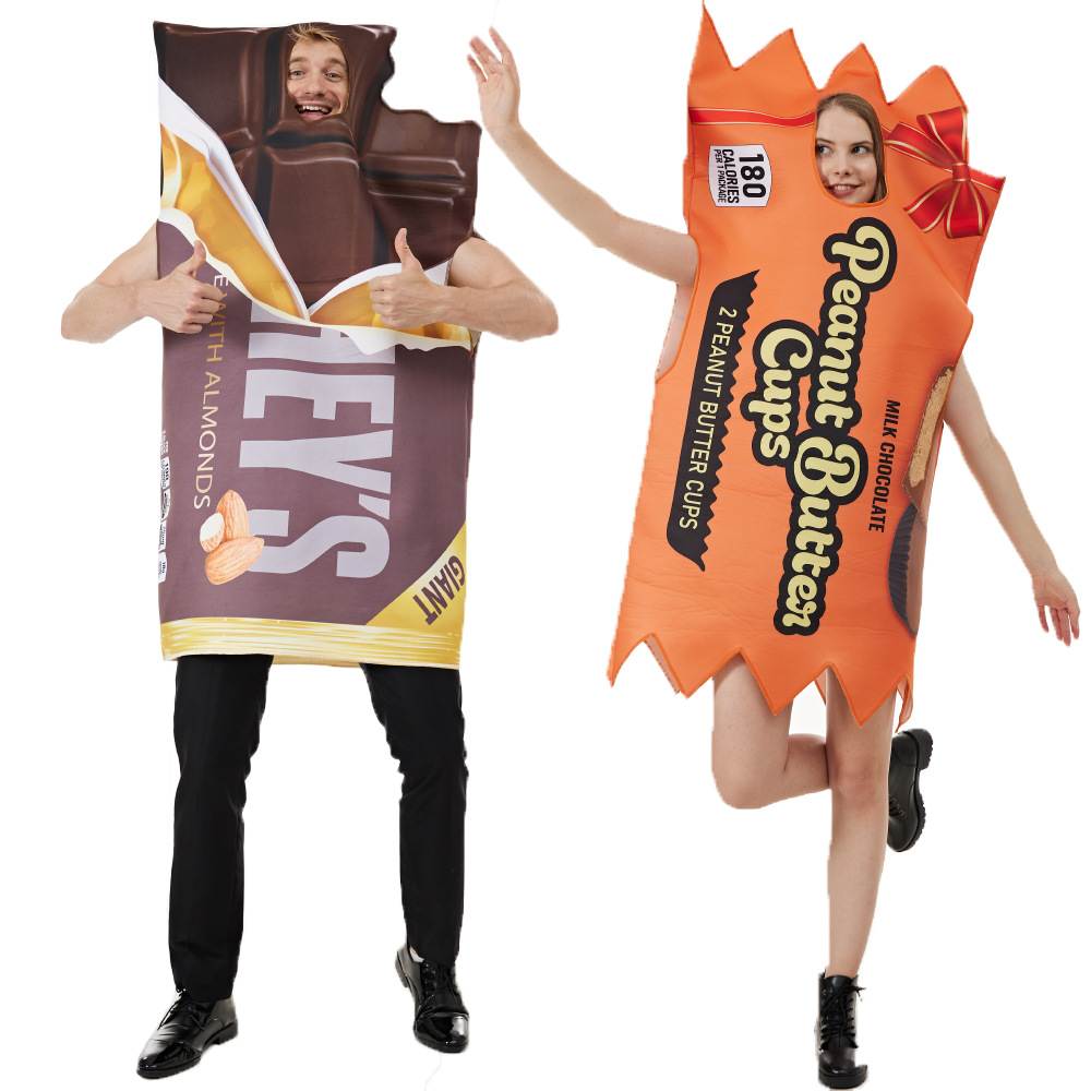 Peanut Butter Snack - Eraspooky Adult Funny Couple Outfit Chocolate