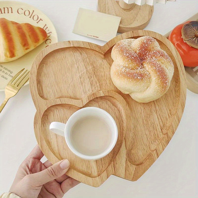 1PC Wood Double Heart Shape Sn - Dry Food Snacks review and price