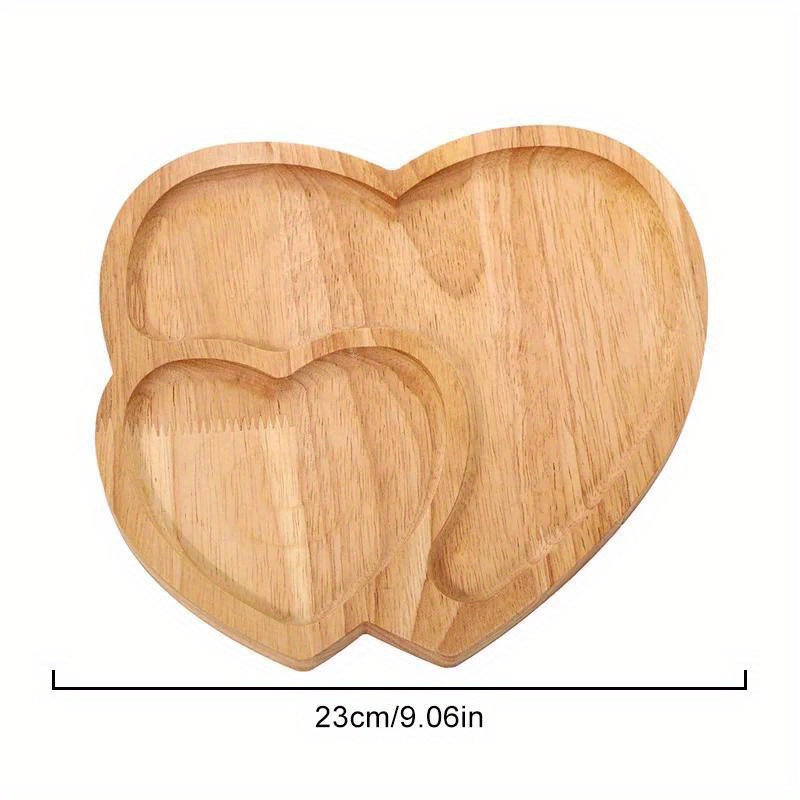 1PC Wood Double Heart Shape Sn - Dry Food Snacks review and price