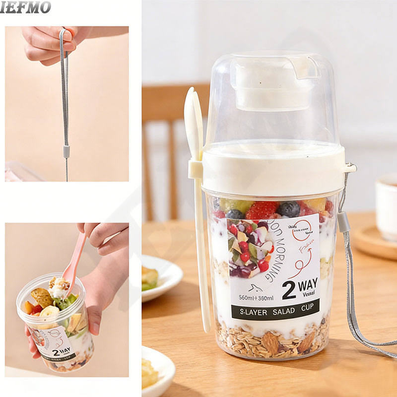 On-the-Go Salad Bowl Set with  - Food Snacks For Weight Loss review and price