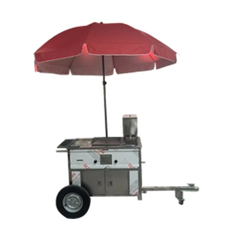 Compact Mobile Snack Food Cart - Street Food Snacks review and price