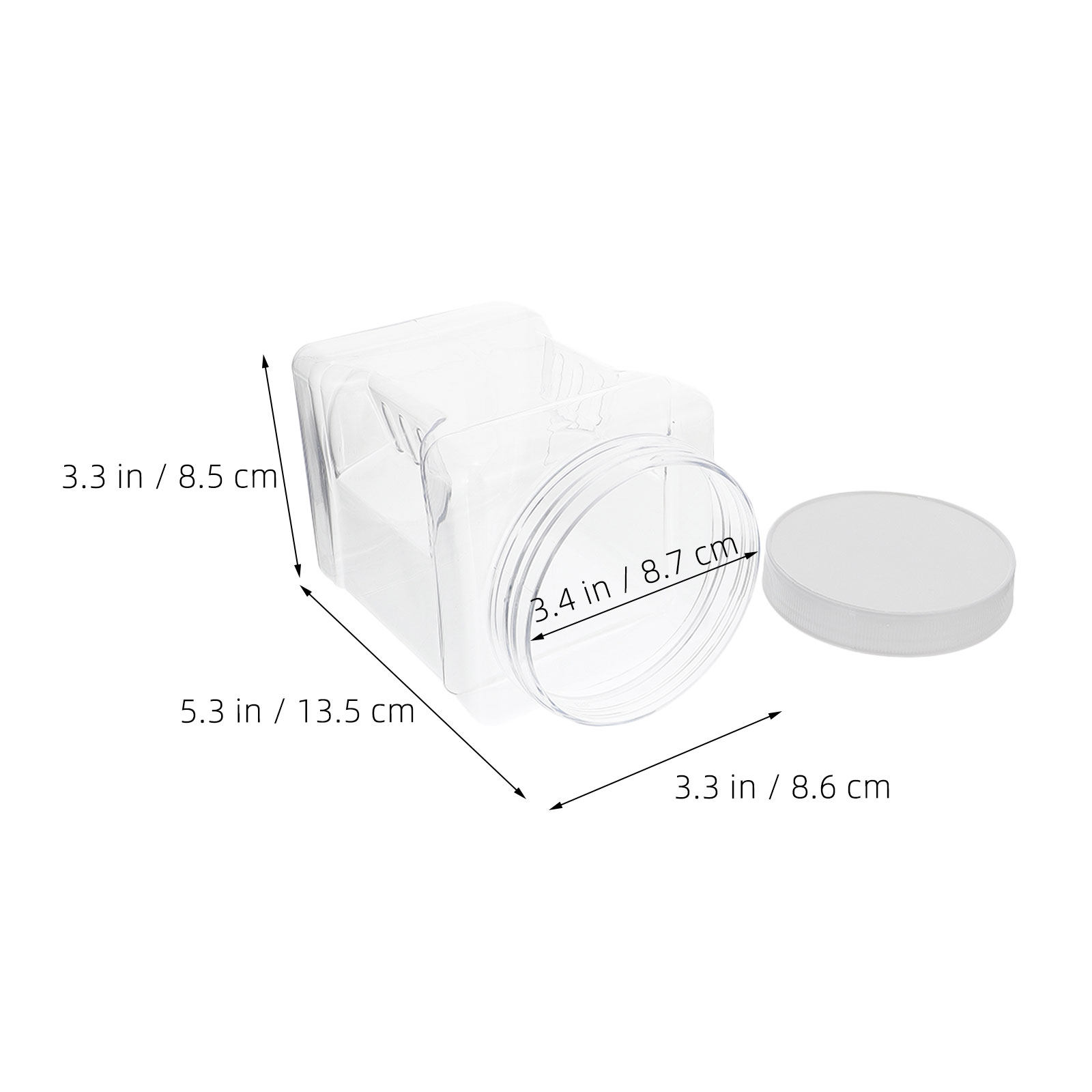 6Pcs Transparent Storage Jars  - Dry Food Snacks review and price