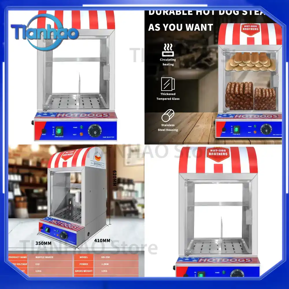 Commercial Automatic Hot Dog B - Snacks Food Warmer review and price