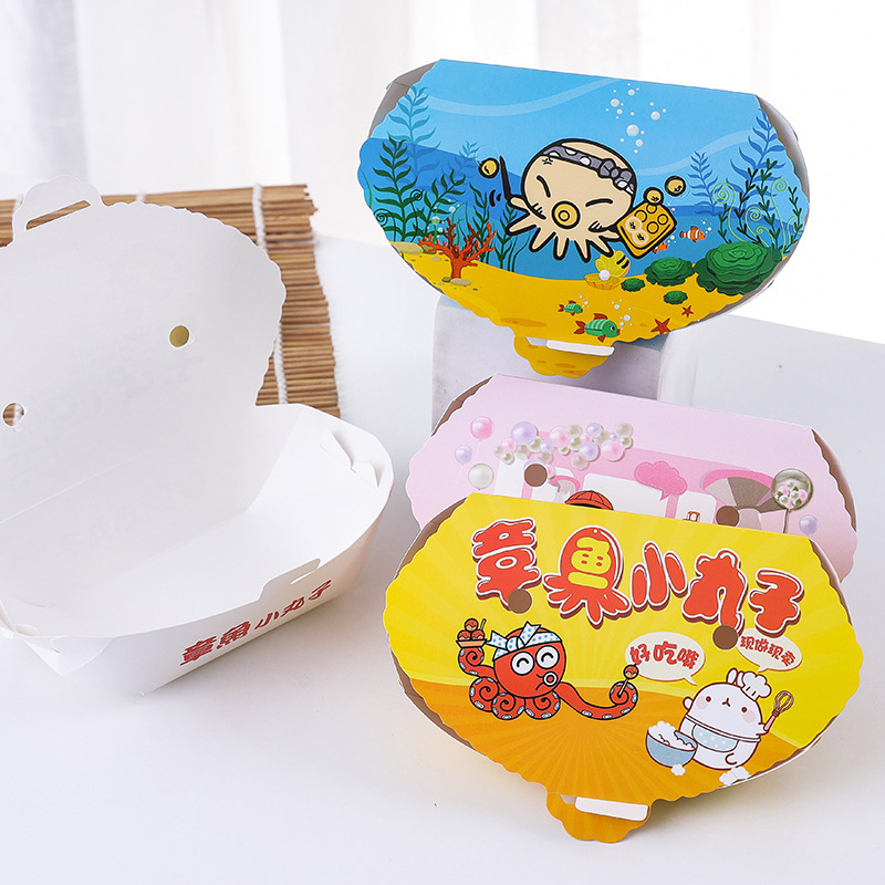 100Pcs Disposable Cartoon Octo - Street Food Snacks review and price