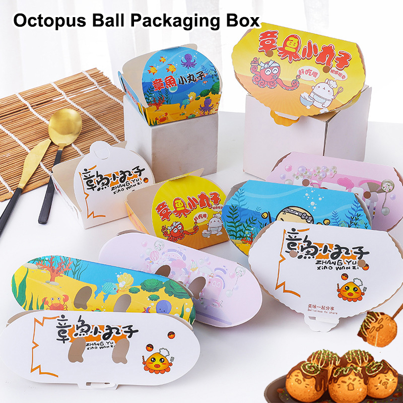 100Pcs Disposable Cartoon Octo - Street Food Snacks review and price