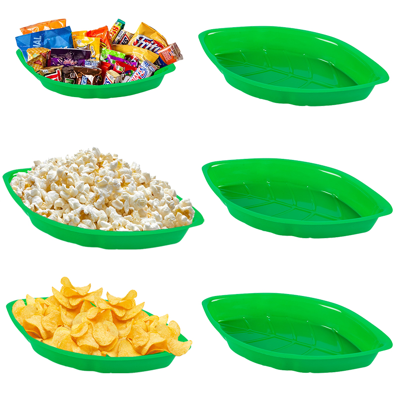 6pcs Palm Leaf Shape Food Reus - Food Packed Snacks review and price