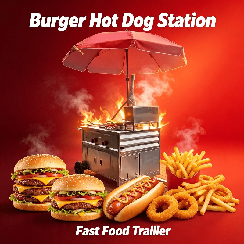 Mobile Street Snack Cart Towab - Street Food Snacks review and price