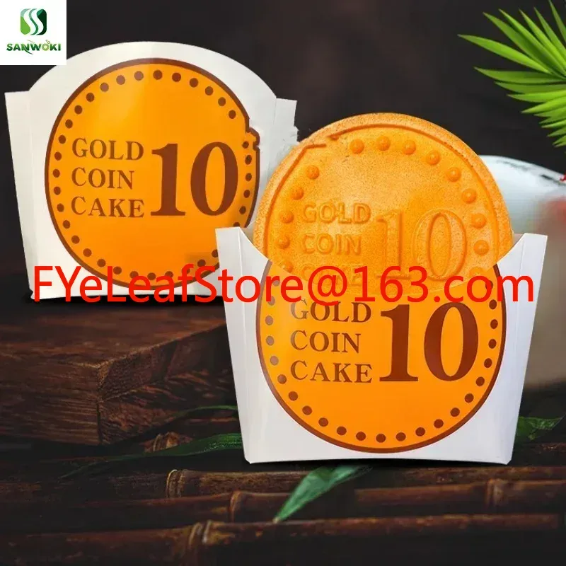 1000 pcs Paper Gold Coin Waffl - Food Packed Snacks review and price