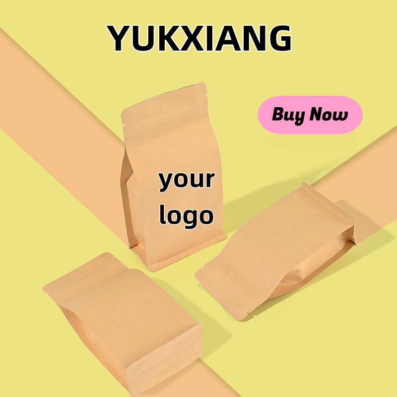 Custom Logo Kraft Paper Alumin - Logo Food Snack review and price