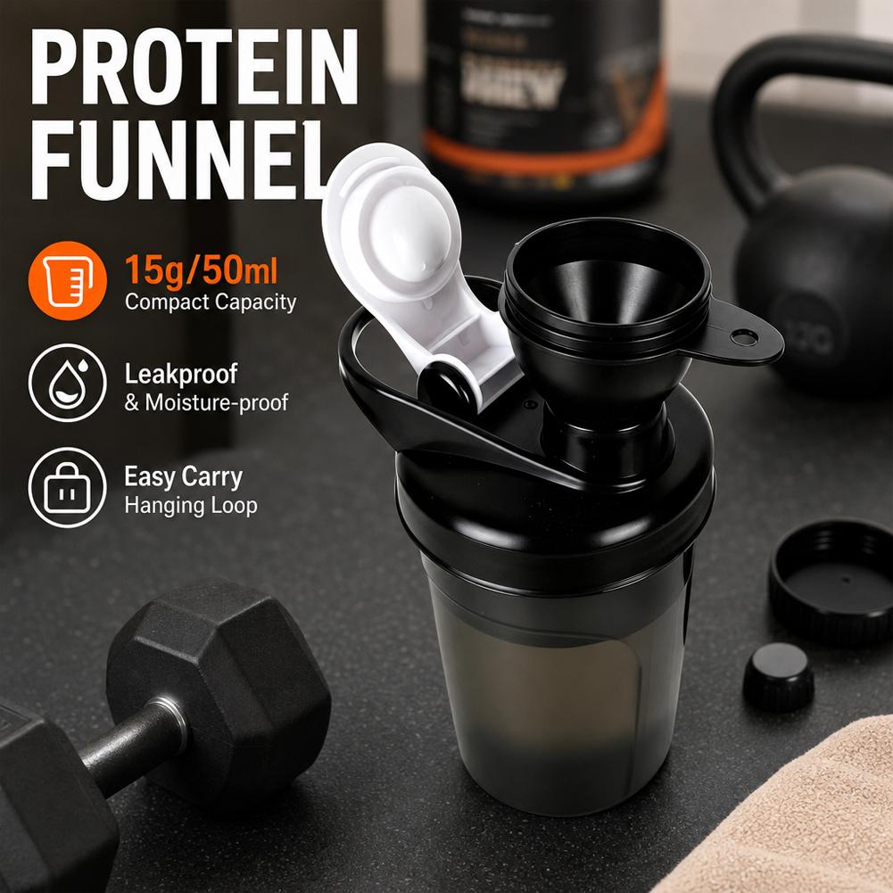 PP Plastic Protein Powder Funn - Protein Bar Box review and price