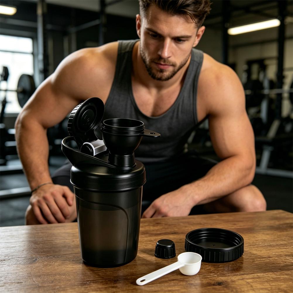 PP Plastic Protein Powder Funn - Protein Bar Box review and price