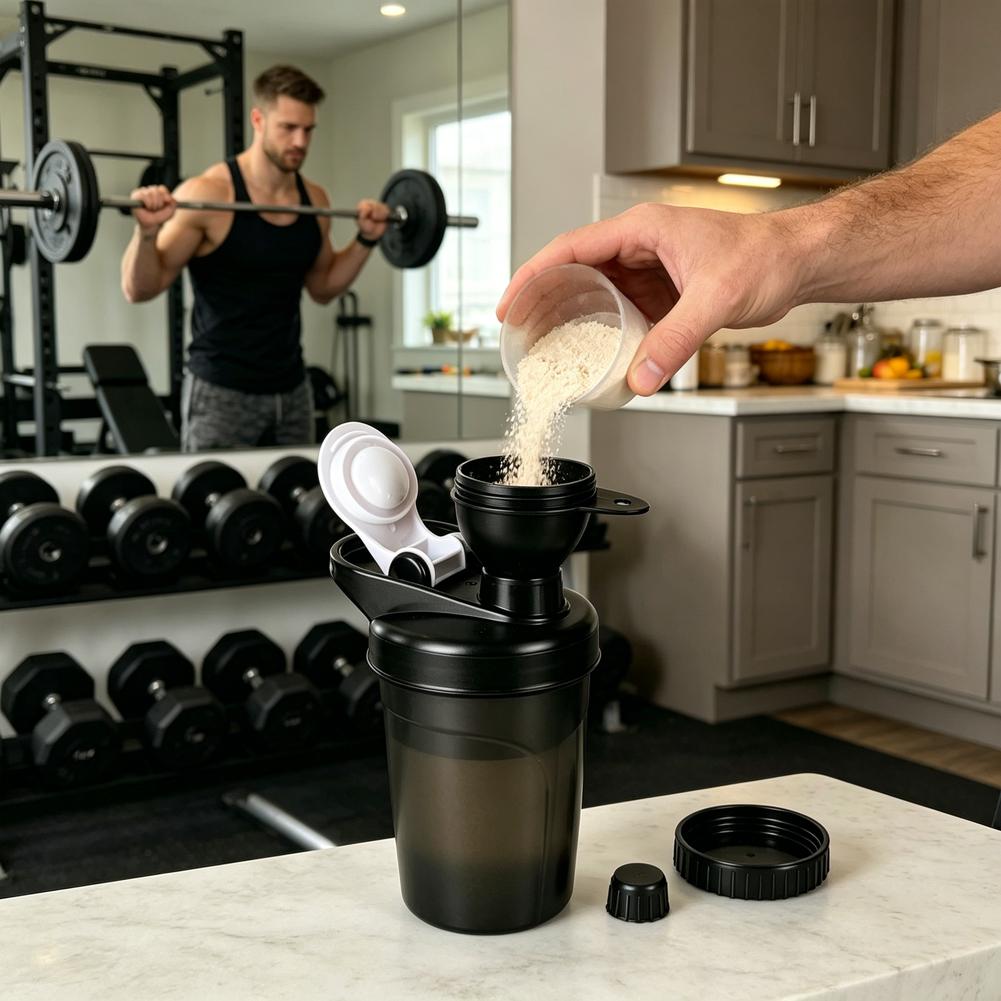 PP Plastic Protein Powder Funn - Protein Bar Box review and price
