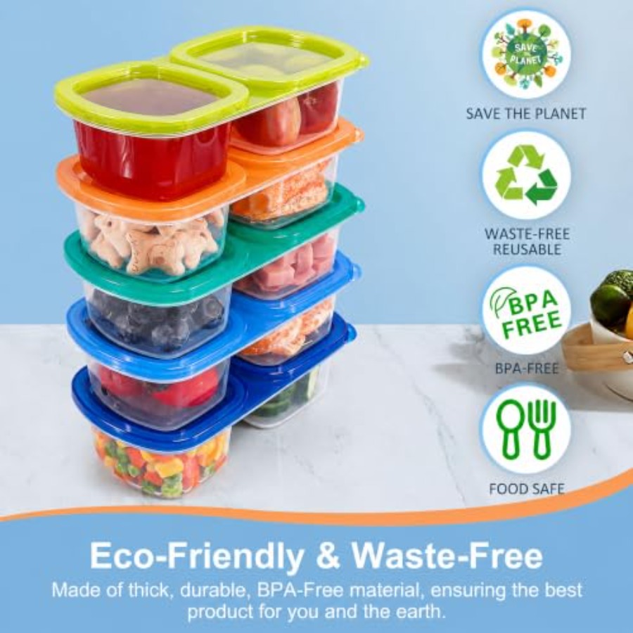 5-Pack Reusable Snack Containe - Food Packed Snacks review and price