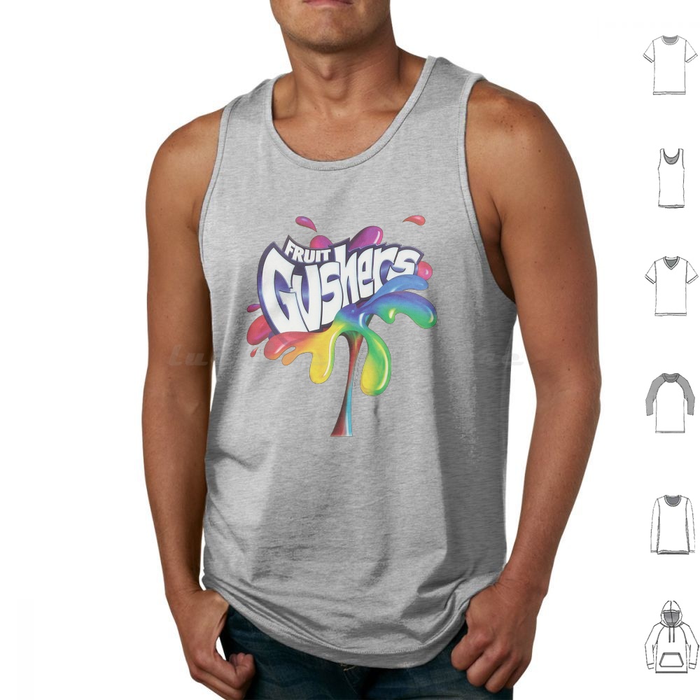 Fruit Gushers 90s Logo Tank To - Logo Food Snack review and price