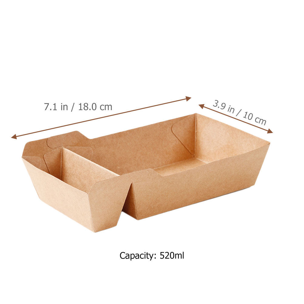 50Pcs Paper Food Box Large Qua - Food Snacks Quantity review and price