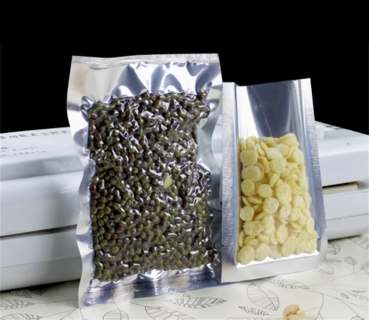 100 Pack Silver Glossy Flat Po - Food Packed Snacks review and price