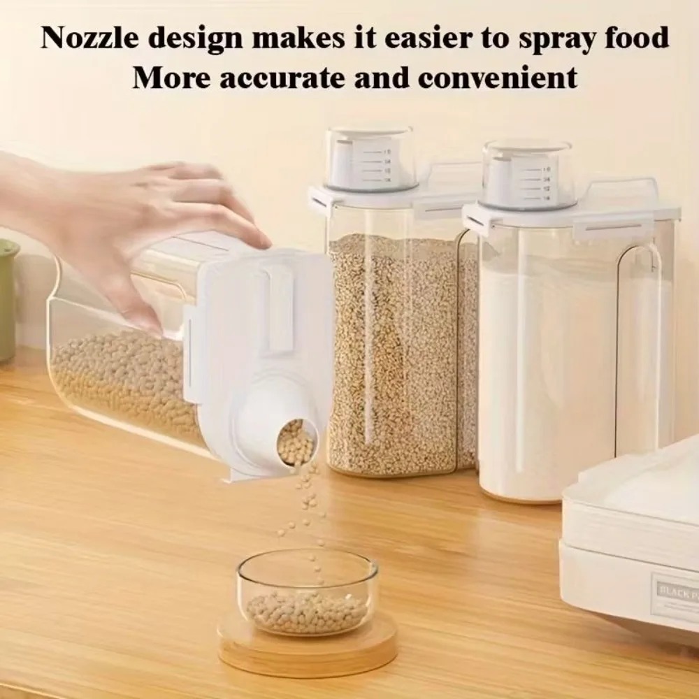 4 Pack 5LB Rice Storage Contai - Food Packed Snacks review and price